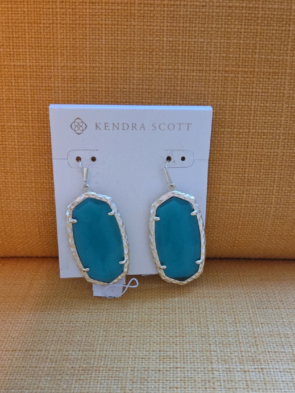Kendra Scott Teal Elle Long Drop Earrings